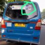 Angkot berlebel logo Pemkot Bogor berkeliaran, Foto/Adi Wirman