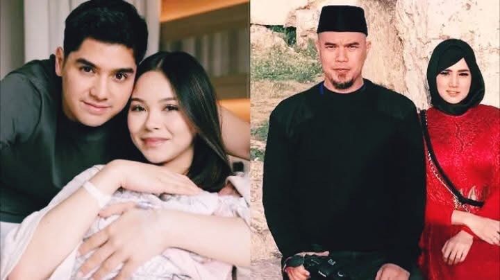 Foto Al Ghazali dan Alyssa Daguise. serta Ahmad Dhani Mulan Jamilah, Foto/Isitimewa