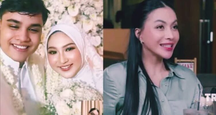 Foto Ressa Rizky Rossano bersama istri dan Denada