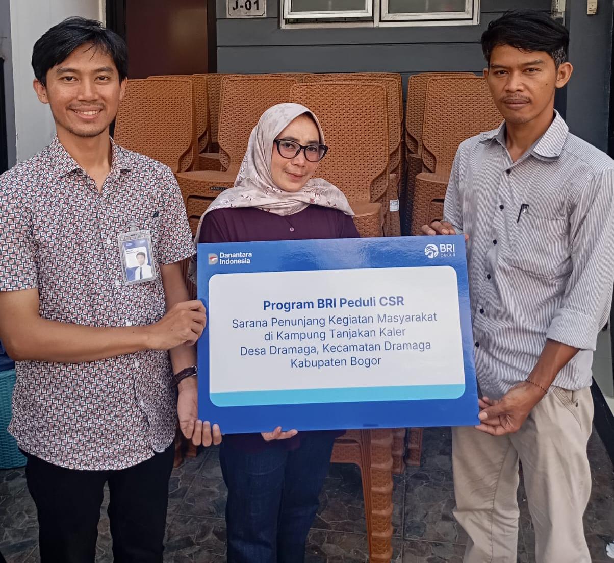 BRI Dewi Sartika Bogor menyalurkan bantuan Tanggung Jawab Sosial Lingkungan (TJSL), Foto, Isitimewa