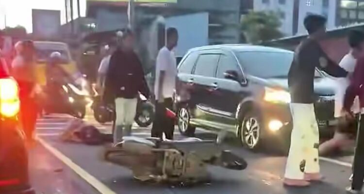Motor korban mahasiswi yang tergelincir di Puncak Bogor, Foto/Isitimewa