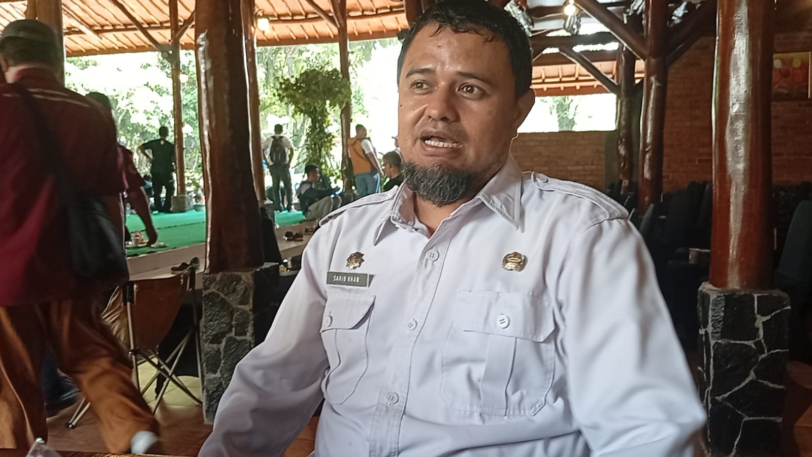Sekretaris Dinas Tenaga Kerja (Sekdisnaker) Kota Bogor, Shahib Khan, Foto/Maya Melina