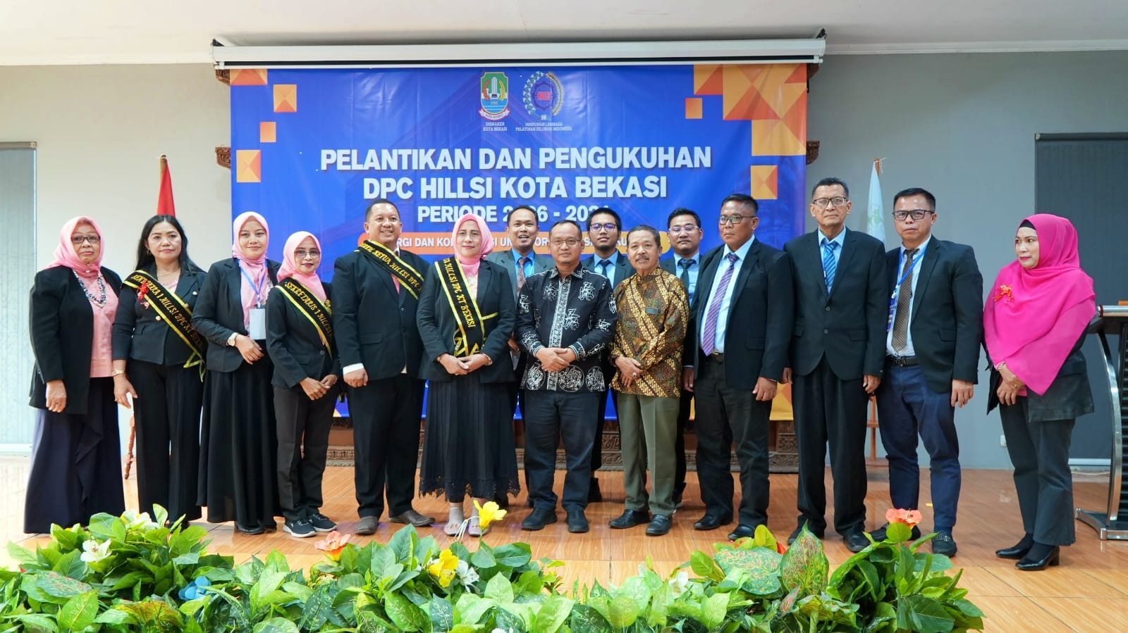 Ketua DPRD Kota Bekasi, Dr. Sardi Effendi, menghadiri pelantikan Pengurus DPC Himpunan Lembaga Pelatihan Seluruh Indonesia (HILLSI) Kota Bekas, Foto/Isitimewa