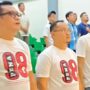 Ketua Dewan Perwakilan Rakyat Daerah (DPRD) Kota Bekasi Sardi Efendi bersama Ketua Umum PENA '97 Tumpak Sidabutar, Foto/Setwan DPRD Kota Bekasi