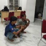 Dua Pelaku pengedar narkoba yang diamankan Polsek Dramaga, Foto/Isitimewa