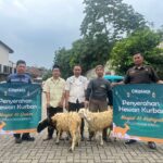 Pneyerahan hewan Qyrban dari Citiplaza Bogor kepada melalui Masjid Al Qomar dan Masjid Al Hidayah. Foto/Adiwirman