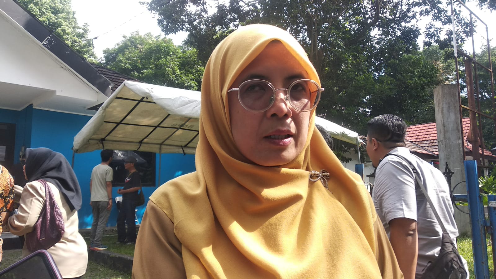 Sekretaris DLH, Setiawati, Foto/Maya Melina