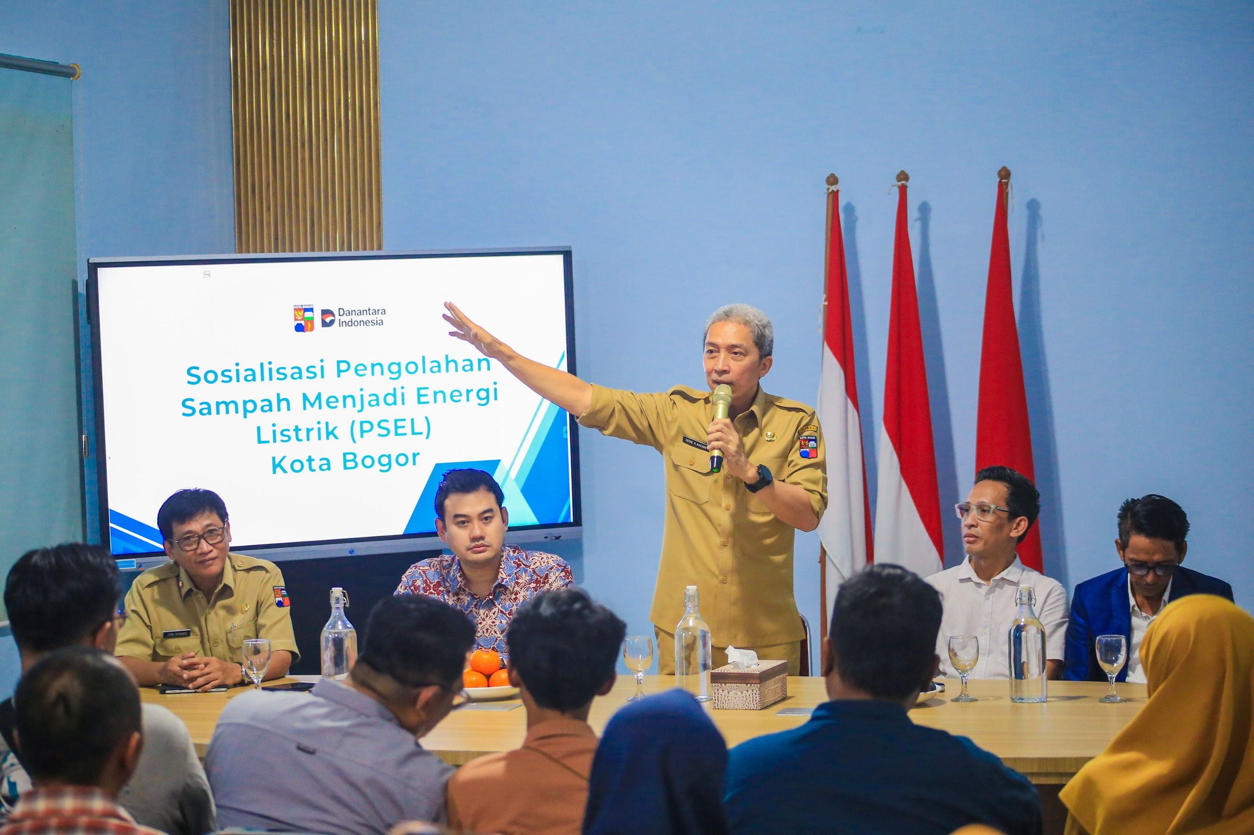 Wali Kota Bogor saat mensosialisasikan PSEL, Foto/Diskominfo Kota Bogor