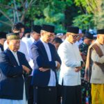 Wali Kota Dedie A Rachim saat melaksanakan sholat ied, Foto/Diskominfo Kota Bogor