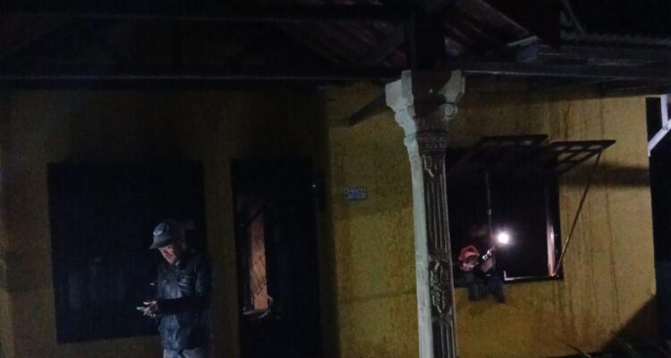 Kondisi rumah warga di Pamijahan usai terbakar,Foto/Istimewa