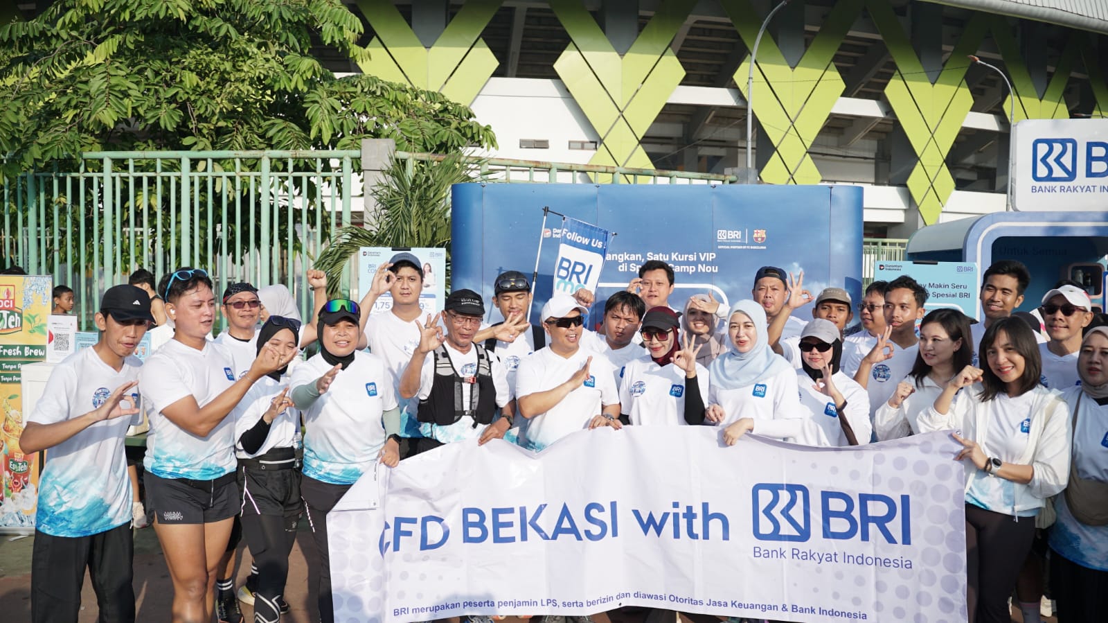 Kemeriahan BRI KC Bekasi Siliwangi menggelar CFD bareng BRImo, Foto/Isitimewa