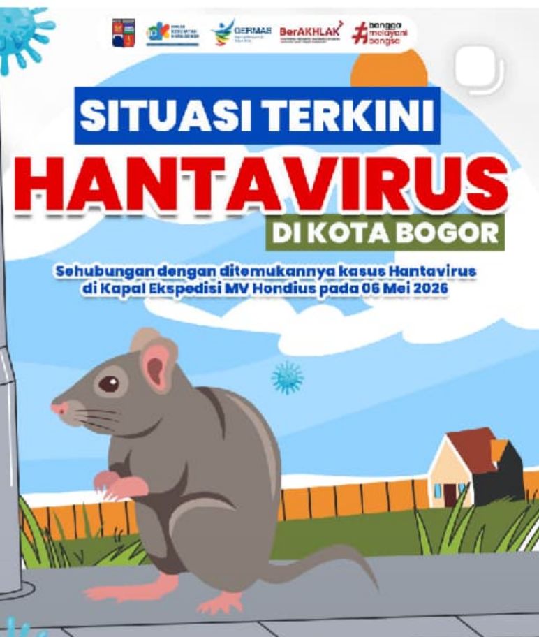 Dinas Kesehatan (Dinkes) Kota Bogor mengeluarkan pernyataan resmi terkait kewaspadaan terhadap Hantavirus menyusul temuan kasus di Kapal Ekspedisi MV Hondius pada awal Mei 2026, Foto/Istimewa