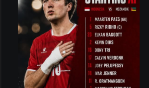 Susunan Pemain Timnas Indonesia Jelang lawan Mozambik,Foto/Isitistimewa Susunan Pemain Timnas Indonesia Jelang lawan Mozambik,Foto/Isitistimewa
