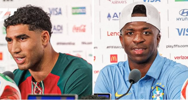 Hakimi dan Vinicius Jr, Foto/Isitimewa