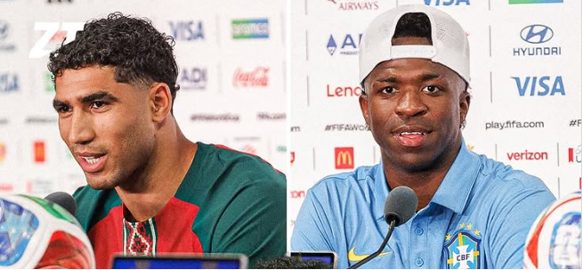 Hakimi dan Vinicius Jr, Foto/Isitimewa