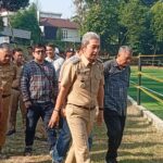 Wali Kota Bogor saat meninjau lokasi lapangan minisoccer TYasmin Bogor, Foto/Maya Melina