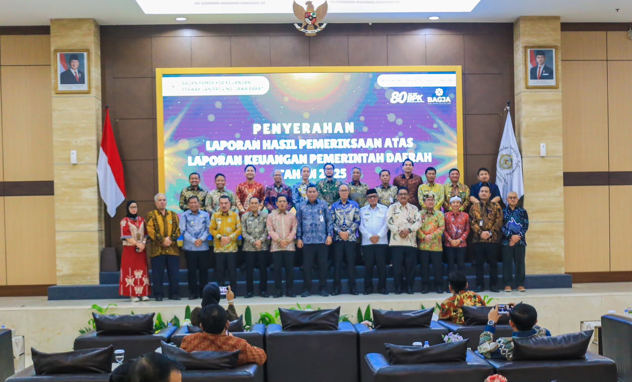 Penyerahan Opini Wajar Tanpa Pengecualian (WTP) atas Laporan Keuangan Pemerintah Daerah (LKPD) Tahun Anggaran 2025, Foto/Diskominfo Kota Bogor