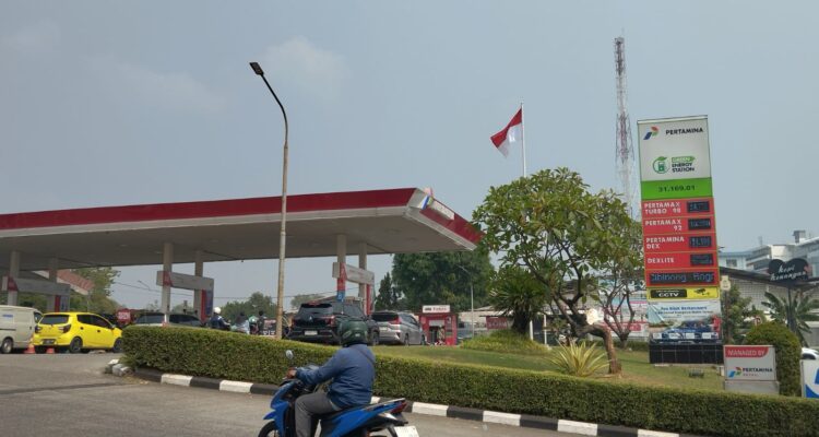 Kondisi pengisian SPBU di Bogor, Foto/Isitimewa