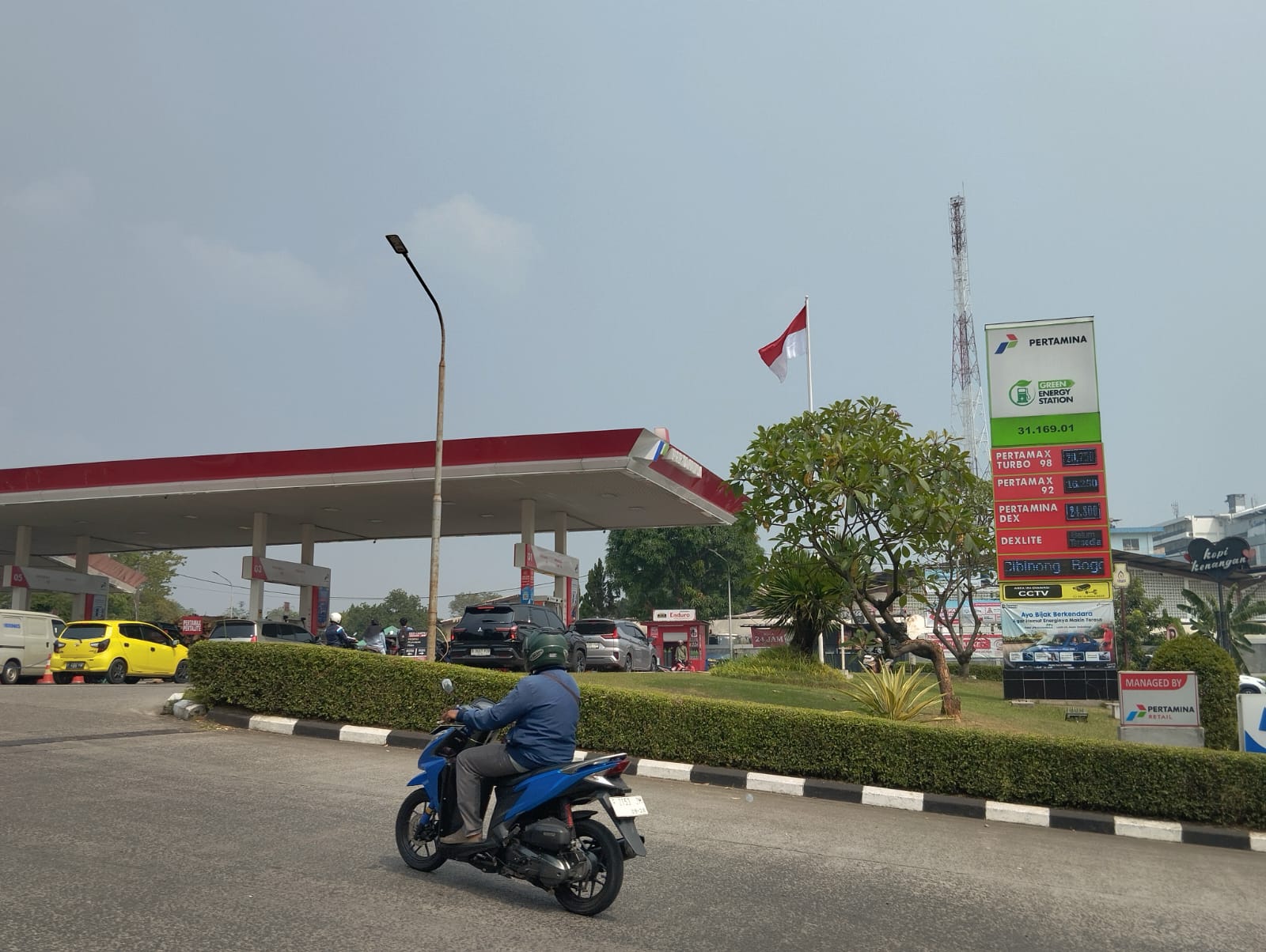 Kondisi pengisian SPBU di Bogor, Foto/Isitimewa