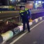 Anggota Polisi saat melakukan ola TKP kecelakaan di Pakansari Bogor, Foto/Isitimewa