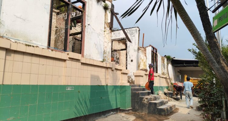 Kondisi terkini nDetasemen Kesehatan Wilayah (Denkesyah) 03.04.01 Bogor yang sempat terbakar, Foto/Isitimewa