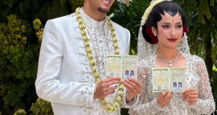 Jennifer Coppen dan Justin Hubner resmi menikah, Foto/Isitimewa