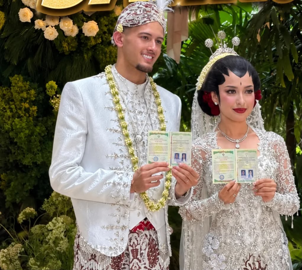 Jennifer Coppen dan Justin Hubner resmi menikah, Foto/Isitimewa