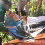 sesosok mayat pria tanpa identitas di area semak-semak Cileungsi, Foto/Isitimewa