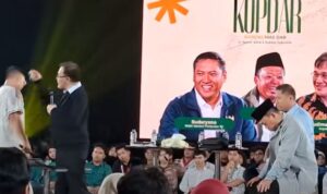 Menteri ATR/BPN Nusron Wahid, Wakil Menteri Pertanian Sudaryono, dan Kepala Badan Percepatan Pengentasan Kemiskinan Budiman Sudjatmiko., Foto/SS Video Menteri ATR/BPN Nusron Wahid, Wakil Menteri Pertanian Sudaryono, dan Kepala Badan Percepatan Pengentasan Kemiskinan Budiman Sudjatmiko., Foto/SS Video