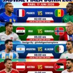 Jadwal Piala Dunia 2026 17 Juni 2026, Foto/Isitimewa