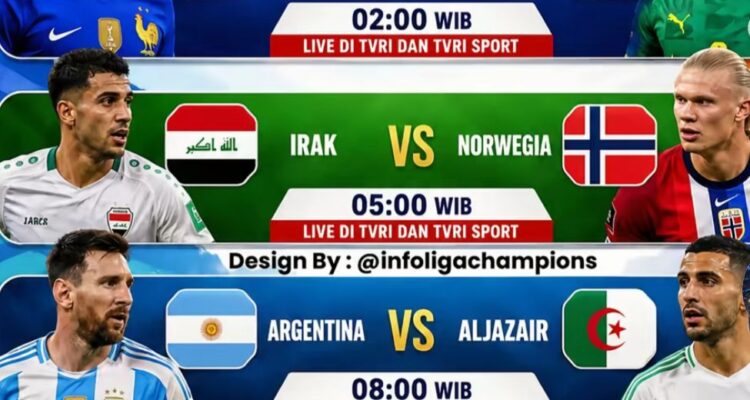 Jadwal Piala Dunia 2026 17 Juni 2026, Foto/Isitimewa