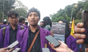 Ketua BEM Unpak, Sabil Ryanzada, Foto/Maya Melina