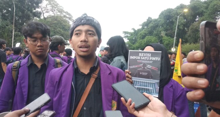 Ketua BEM Unpak, Sabil Ryanzada, Foto/Maya Melina