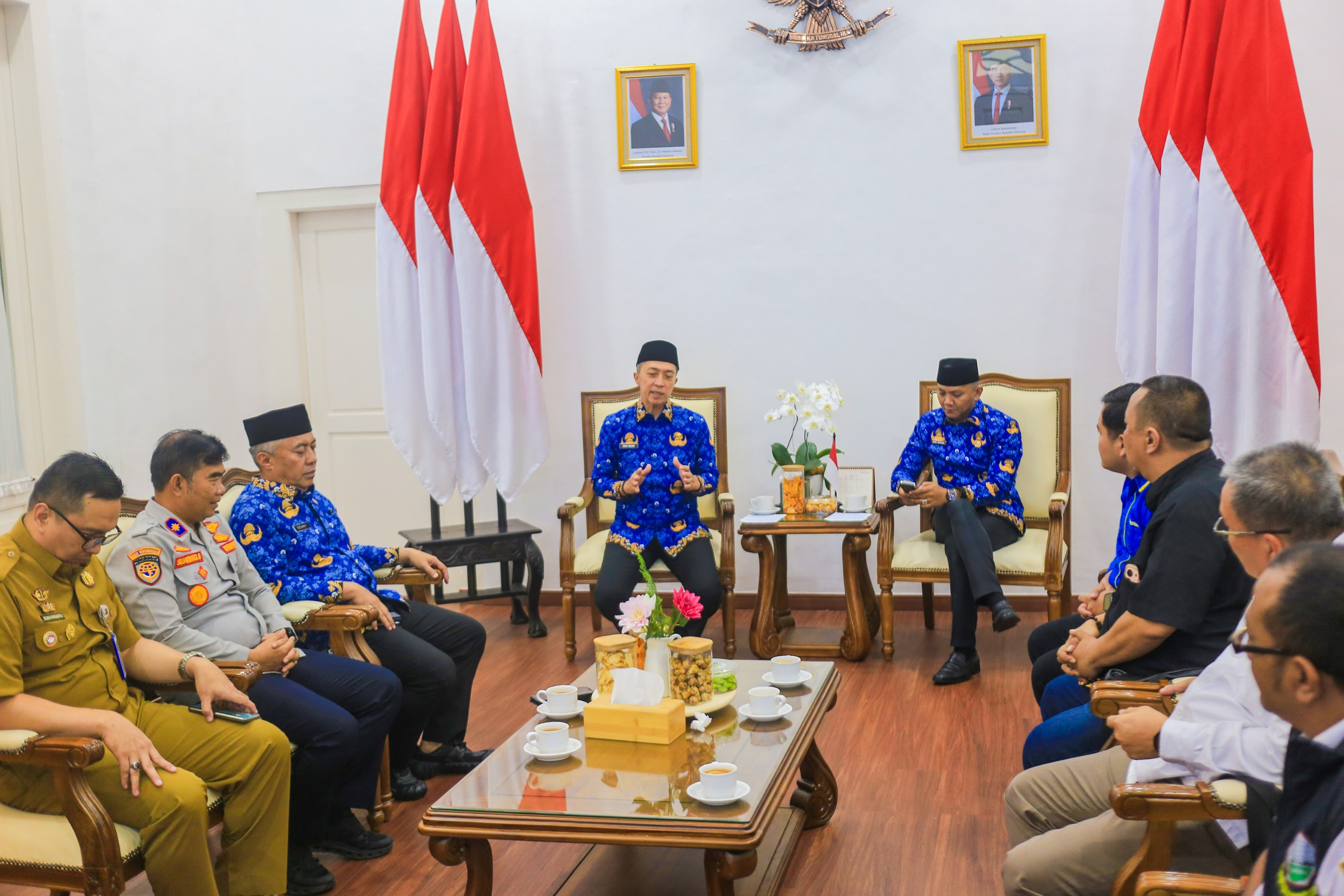 Wali Kota Bogor bersama Wakil Wali KOta Bogor, Dedie A Eachim dan Jenal Mutaqin, Foto/Isitimewa