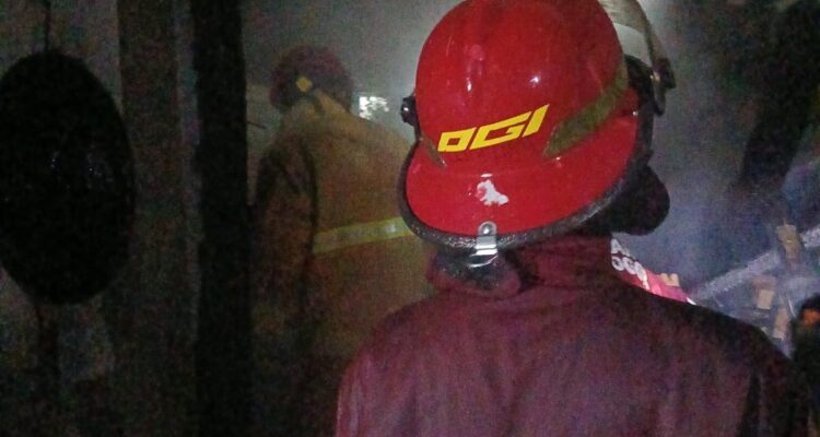 Kondisi rumah yang terbakar di Ciamoea Bogor, Foto/Isitimewa