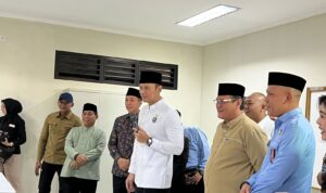 Menko Infrastruktur dan Pembangunan Kewilayahan, Agus Harimurti Yudhoyono (AHY), saat meninjau Revitalisasi madrasah di MTSN 1 Kota Bogor, Foto/Adi Wirman Menko Infrastruktur dan Pembangunan Kewilayahan, Agus Harimurti Yudhoyono (AHY), saat meninjau Revitalisasi madrasah di MTSN 1 Kota Bogor, Foto/Adi Wirman