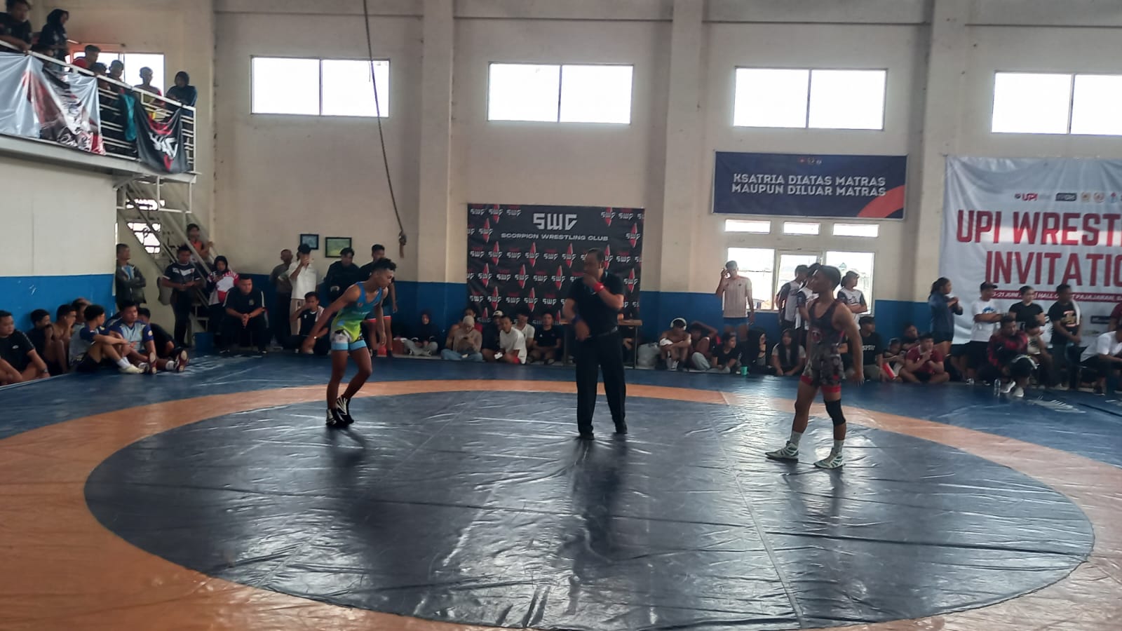 Pegulat andalan,KOta Bogor Budi Ratmono saat bertanding di Kejurda Jawa Barat 2026, Foto/Isitimewa