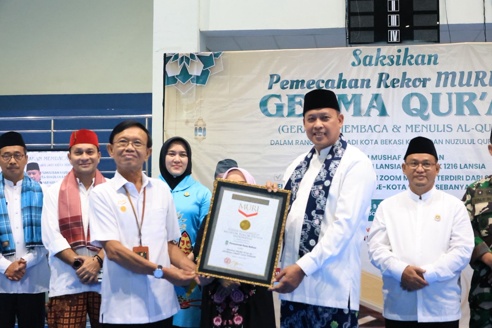 Ketua DPRD Kota Bekasi, Dr. Sardi Efendi hadir dalam kegaitan Gerakan Membaca dan Menulis Al-Qur’an (GEMMA QUR’AN), Foto/Isitimewa