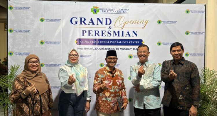 Anggota DPRD Kota Bekasi Fraksi PKS, H. Alimudin, S.Pd.I., M.Si., menghadiri grand opening dan peresmian Klinik Utama Rawat Inap Talenta Center, Foto/Isitimewa