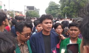 Koordinator Aliansi BEM Se-Bogor Raya, Indra Mahfuzi, Foto/Maya Melani