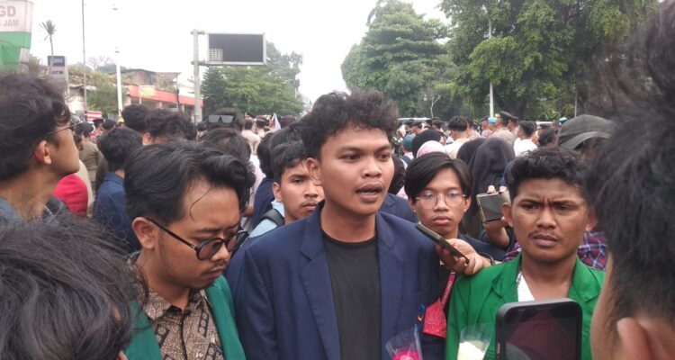 Koordinator Aliansi BEM Se-Bogor Raya, Indra Mahfuzi, Foto/Maya Melani