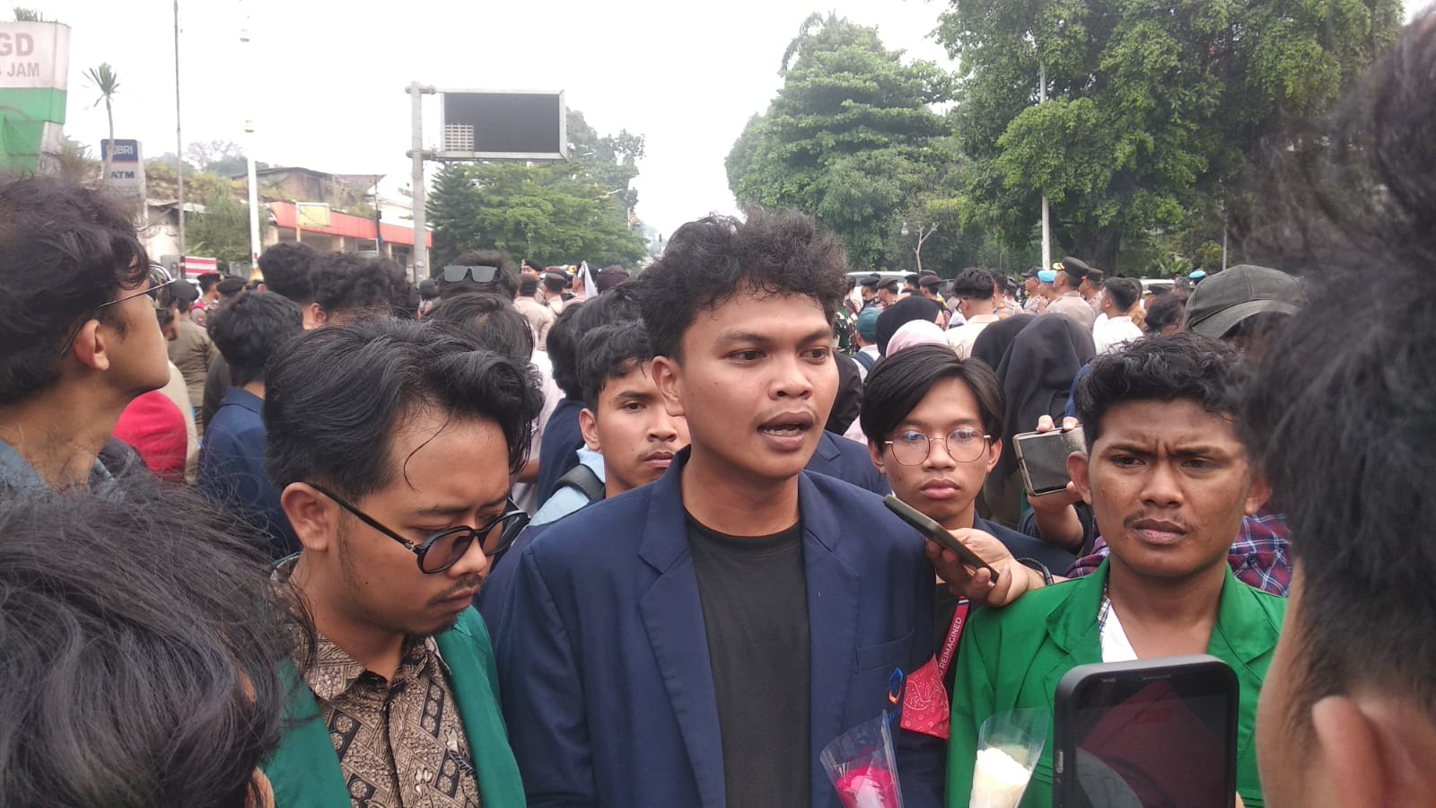 Koordinator Aliansi BEM Se-Bogor Raya, Indra Mahfuzi, Foto/Maya Melani