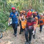 Tim SAR gabungan akhirnya menemukan Siti Salma (6), bocah perempuan yang hanyut di Sungai Cianten,Foto/Istimewa