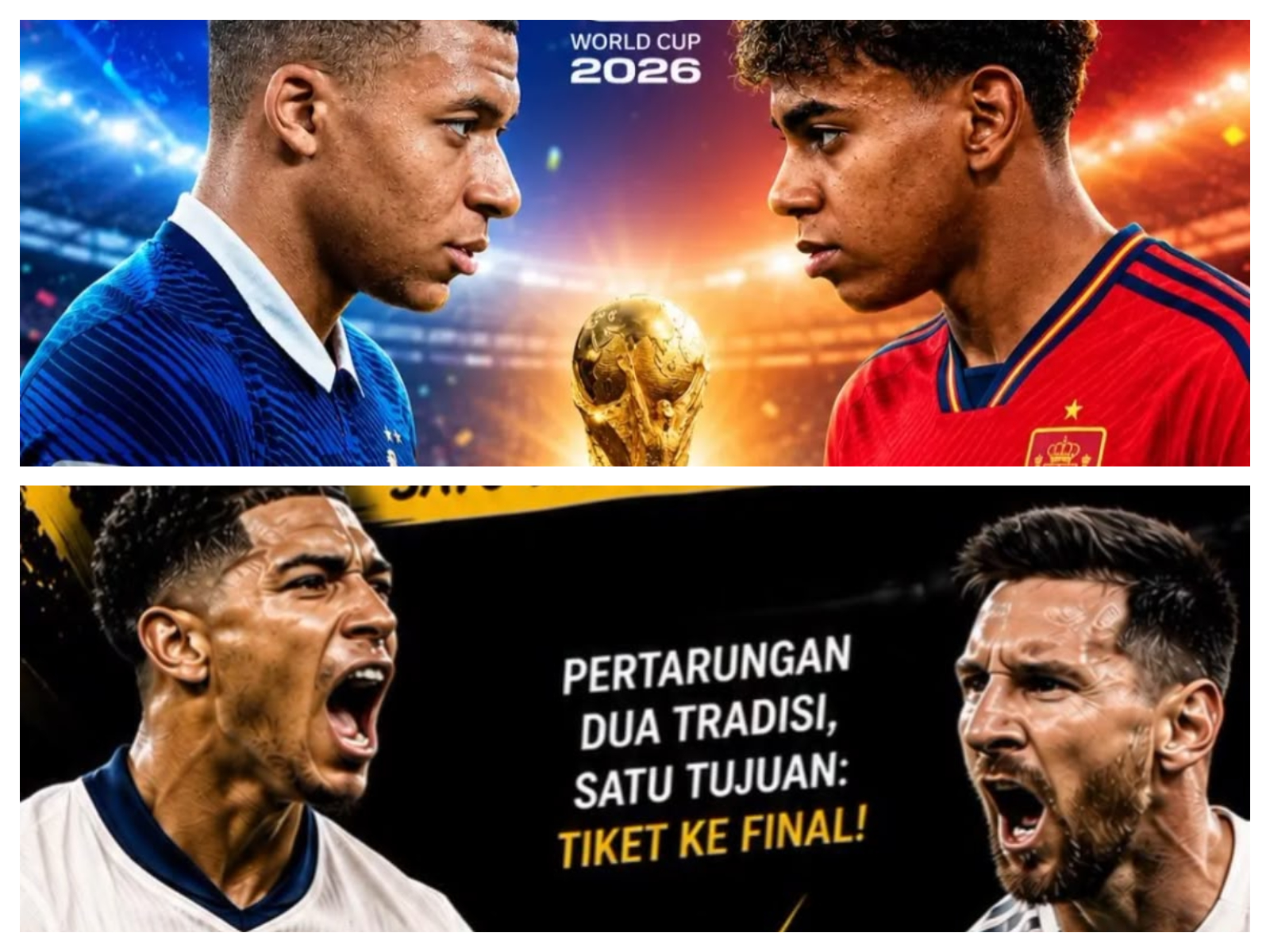 empat negara akan bertarung di Semifinal Piala Dunia 2026, Foto/Isitimewa
