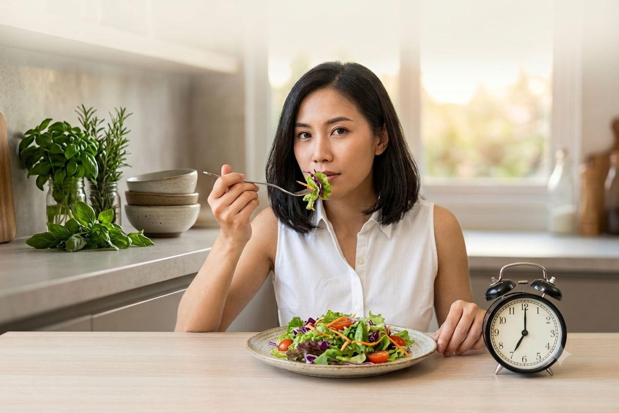 Gambar Ilustrasi orng diet dengan Metode Intermittent Fasting, Foto/Isitimewa