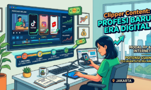 Gambar Ilustrasi Profesi Clipper Content, Foto/Gemini AI Gambar Ilustrasi Profesi Clipper Content, Foto/Gemini AI