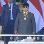 Kapolri (Kiri), Presiden Republik Indonesia (Prabowo Subianto), Wakil Presiden Republik Indonesia (Gibran Rekabuming Raka), Foto/Isitimewa