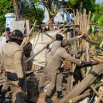 Satuan Polisi Pamong Praja (Satpol PP) Kabupaten Bogor menertibkan 103 bangunan tanpa izin dan lapak pedagang kaki lima (PKL), Foto/Isitimewa