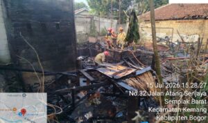 kondisi kebakaran di Kemang Bogor, Foto/Isitimewa