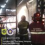 kondisi gudang penyimpanan sparepart body motor yang terbakar, Foto/Isitimewa